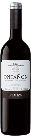 Bild von der Weinflasche Ontañón Crianza