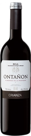 Imagen de la botella de Vino Ontañón Crianza