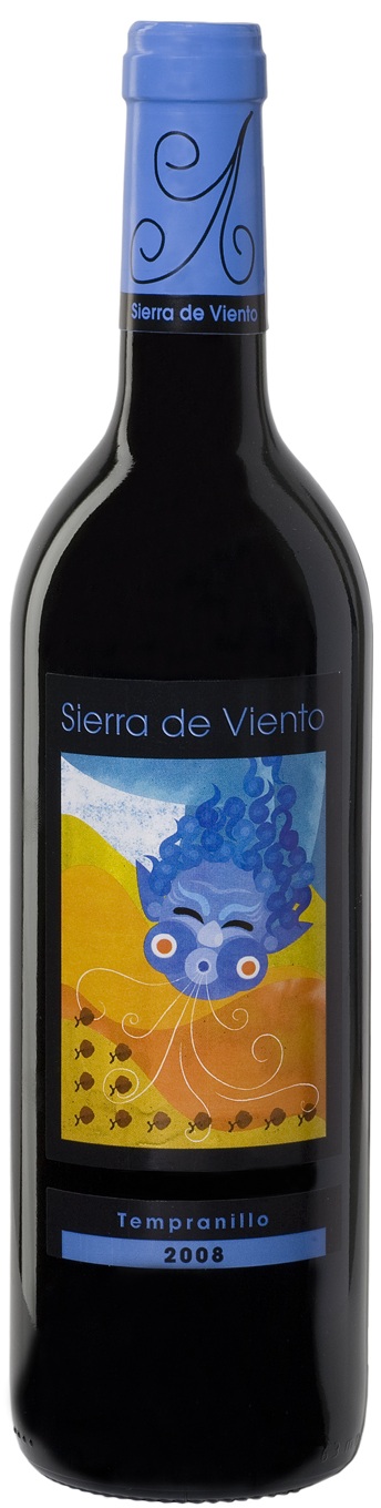 Imagen de la botella de Vino Sierra de Viento Tempranillo