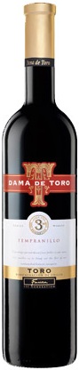 Imagen de la botella de Vino Dama de Toro Tempranillo 