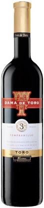 Imagen de la botella de Vino Dama de Toro Tempranillo