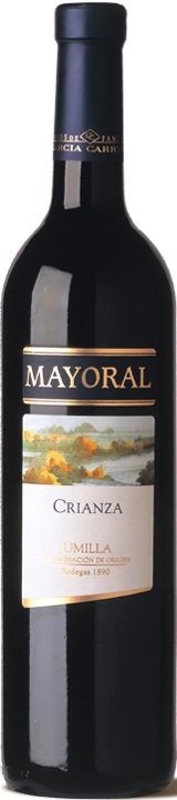 Imagen de la botella de Vino Mayoral Crianza