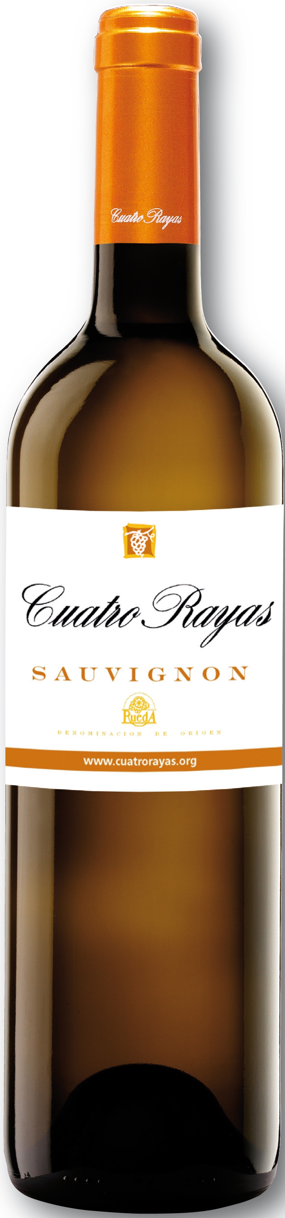 Imagen de la botella de Vino Cuatro Rayas Sauvignon