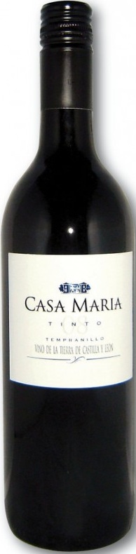 Imagen de la botella de Vino Casa María Tempranillo