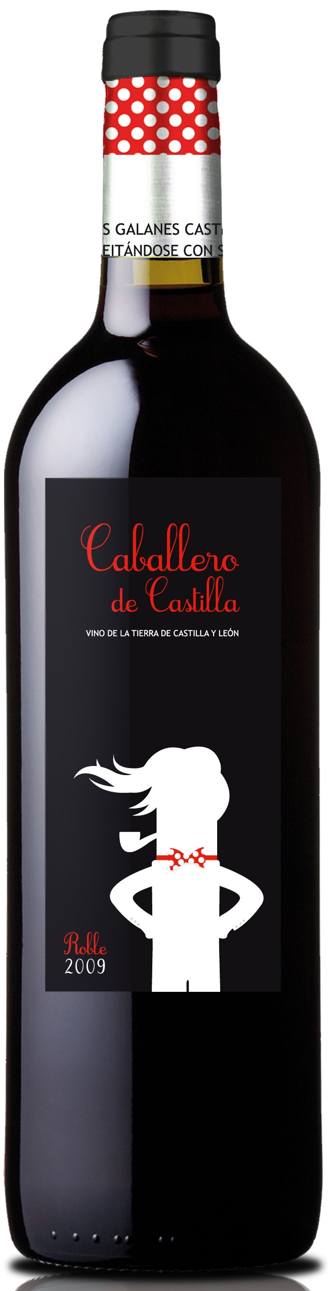 Bild von der Weinflasche Caballero de Castilla Roble