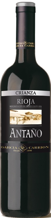 Bild von der Weinflasche Antaño Crianza