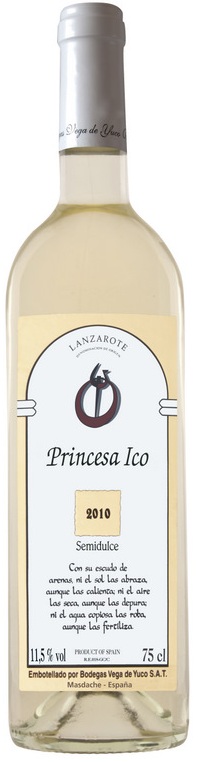 Imagen de la botella de Vino Princesa Ico Semidulce