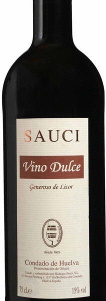 Bild von der Weinflasche Vino Dulce Sauci