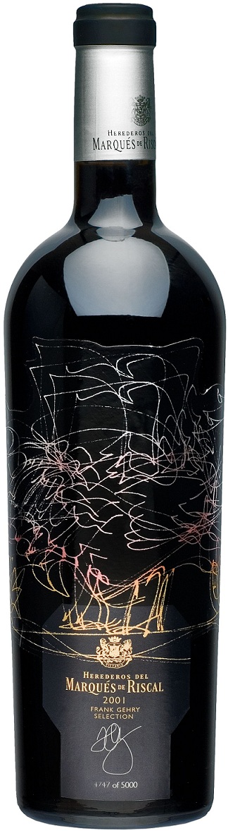 Image of Wine bottle Marqués de Riscal Frank Gehry Selection