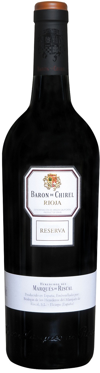 Logo del vino Barón de Chirel