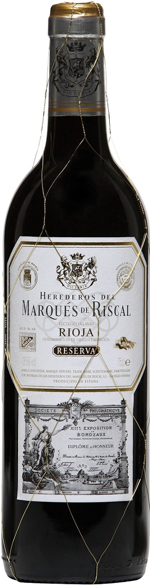 Logo del vino Marqués de Riscal Reserva