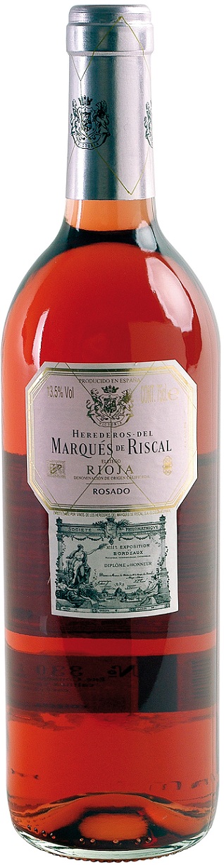 Imagen de la botella de Vino Marqués de Riscal Rosado