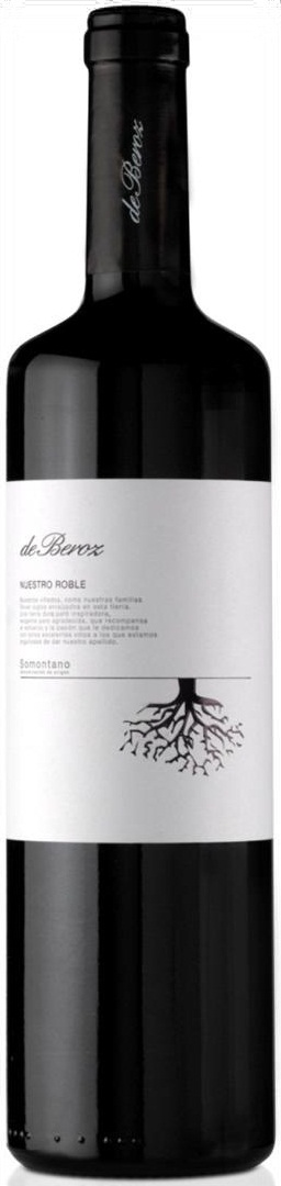 Imagen de la botella de Vino DeBeroz Nuestro Roble