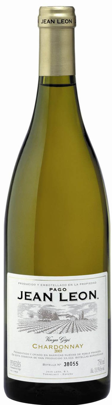 Bild von der Weinflasche Jean Leon Chardonnay