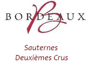 Logo of the AOC Sauternes Deuxièmes Crus